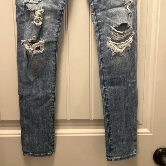 Abercrombie & Fitch Simone Women's‎ High Rise Super Skinny Denim Jeans Sz 24 00R - Picture 5 of 7